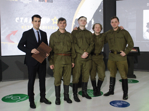 Артисты театра приняли участие в открытии выставки «СТАЛИНГРАД. ИСТОРИЯ ПОБЕДЫ»