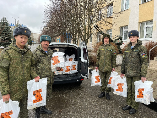 Отправили ещё 100 продовольственных пакетов в зону проведения СВО